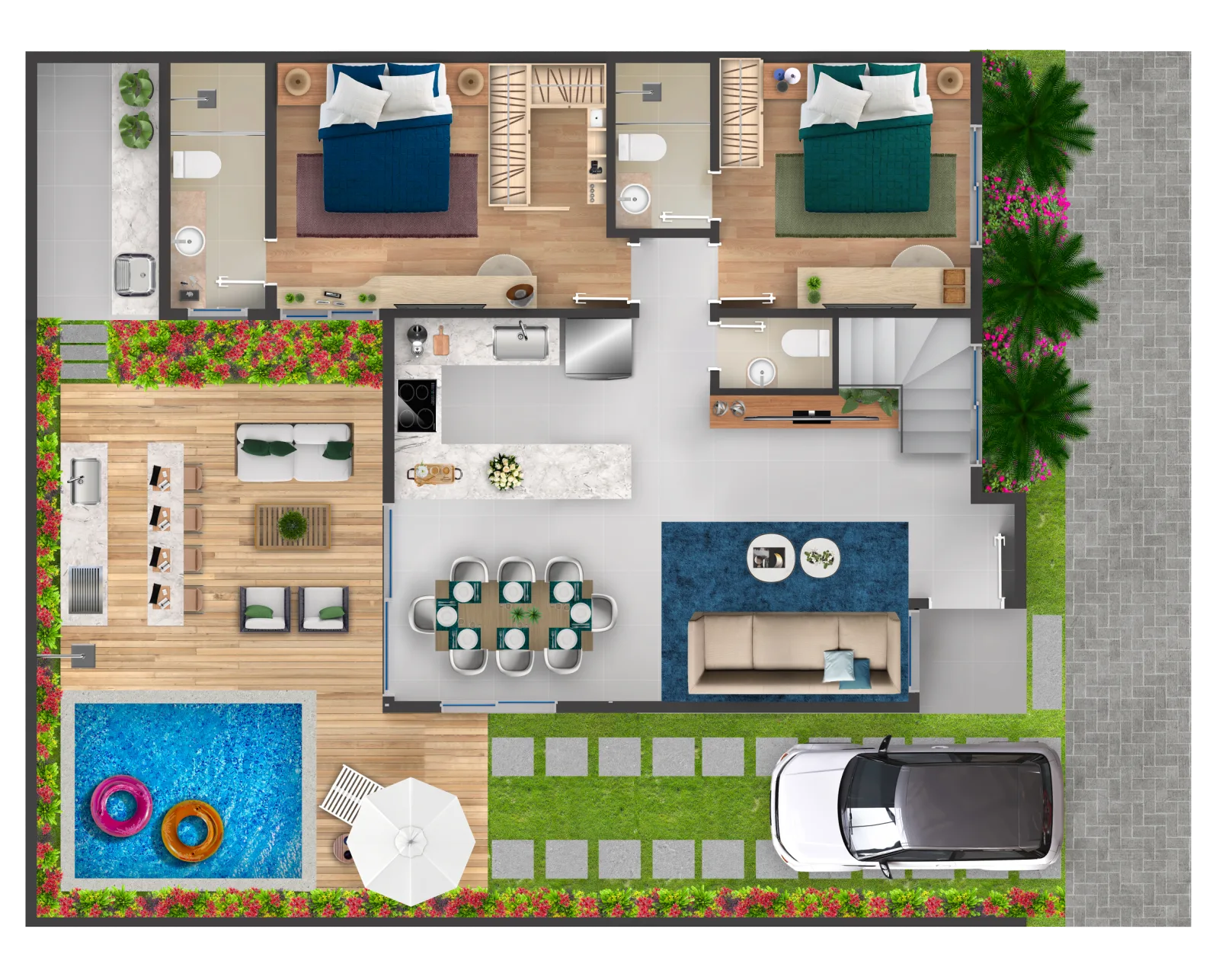 Planta ilustrativa · opção 2