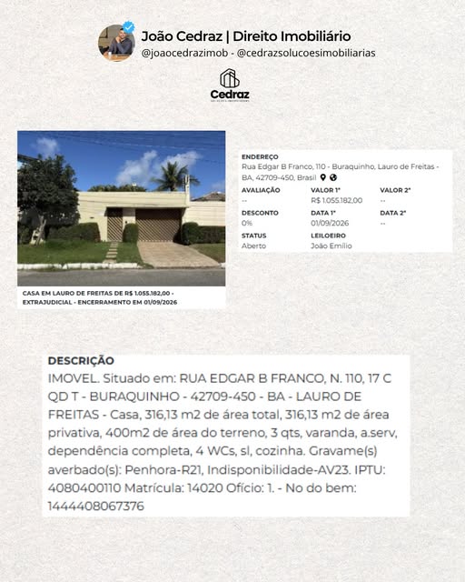 Casa na Rua Edgar B. Franco