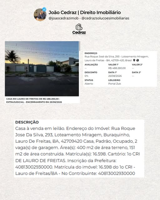 Casa no Loteamento Miragem