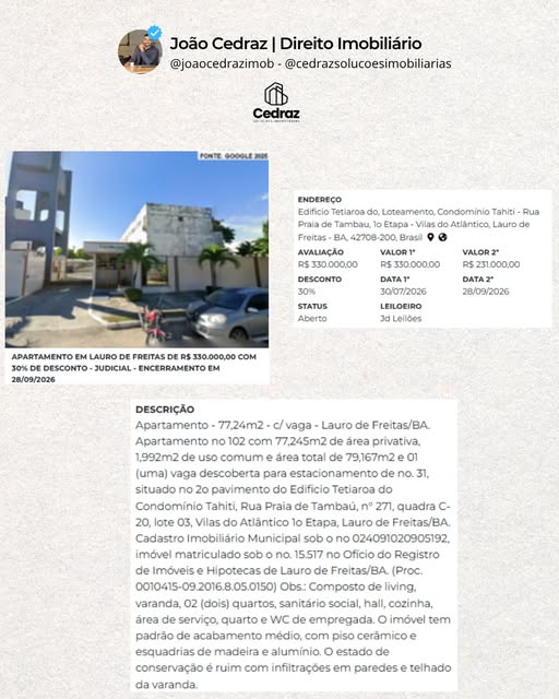 Edifício Tetiaróa · Condomínio Tahiti